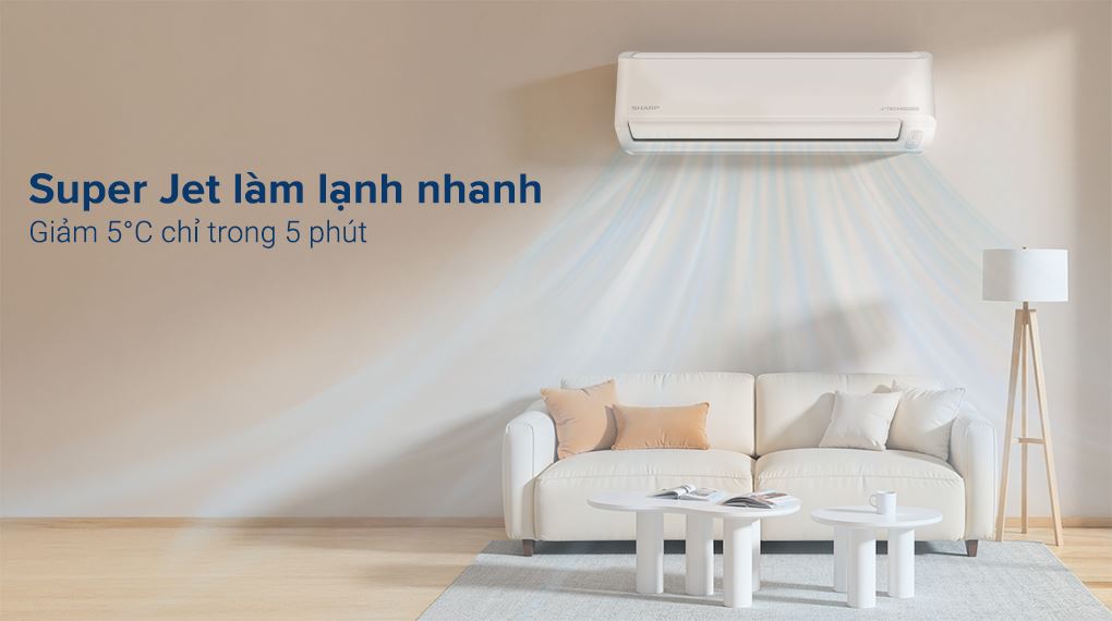 Điều hòa Sharp J-Tech Inverter 1 HP AH-X10DEW